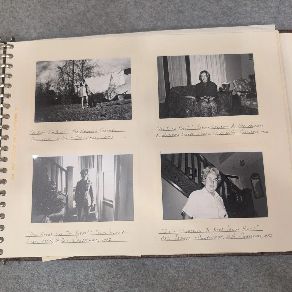 Vtg 1972-1973 Charleston WV Harrington Family Album USAF Col Patricia Harrington - Picture 9 of 16